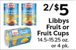 Rich's Fresh Market Libbys Fruit or Fruit Cups offer