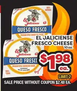 Torres Supermercado EL JALICIENSE FRESCO CHEESE offer