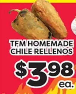 Torres Supermercado TFM HOMEMADE CHILE RELLENOS offer