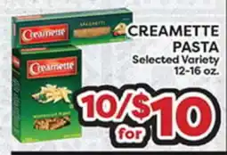 Torres Supermercado CREAMETTE PASTA offer