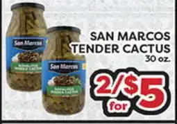 Torres Supermercado SAN MARCOS TENDER CACTUS offer