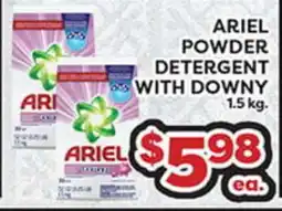 Torres Supermercado ARIEL POWDER DETERGENT WITH DOWNY offer