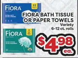 Torres Supermercado FIORA BATH TISSUE OR PAPER TOWELS offer