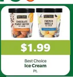 Living Fresh Market Best Choice Ice Cream offer