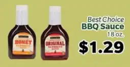 Living Fresh Market Best Choice BBQ Sauce offer