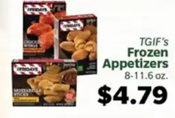 Living Fresh Market TGIF's Frozen Appetizers offer