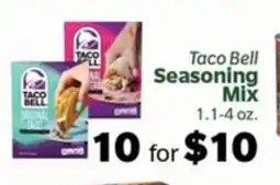 Living Fresh Market Taco Bell Seasoning Mix offer