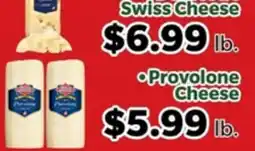 Living Fresh Market • Swiss Cheese • Provolone Cheese offer