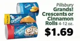 Living Fresh Market Pillsbury Grands! Crescents or Cinnamon Rolls offer