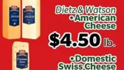 Living Fresh Market Dietz & Watson American Cheese offer