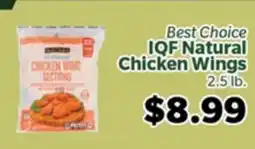 Living Fresh Market Best Choice IQF Natural Chicken Wings offer