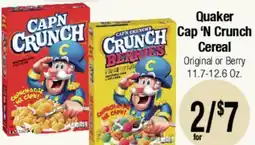 Big Saver Foods Quaker Cap 'N Crunch Cereal offer