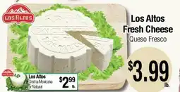 Big Saver Foods Los Altos Fresh Cheese offer