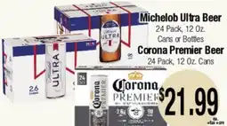 Big Saver Foods Michelob Ultra Beer, Corona Premier Beer offer
