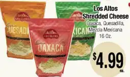 Big Saver Foods Los Altos Shredded Cheese offer