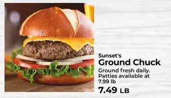 Sunset Foods Sunset's Ground Chuck offer