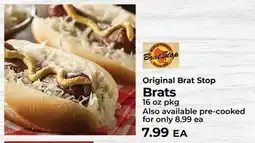 Sunset Foods Brats offer