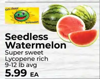 Sunset Foods Seedless Watermelon offer