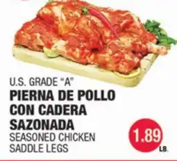 Carnicerias Jimenez U.S. GRADE A PIERNA DE POLLO CON CADERA SAZONADA offer