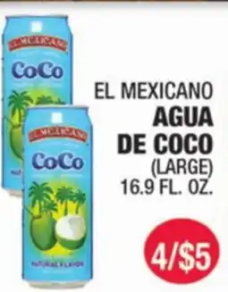 Carnicerias Jimenez EL MEXICANO AGUA DE COCO (LARGE) offer