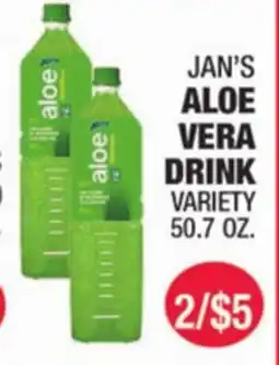 Carnicerias Jimenez JAN'S ALOE VERA DRINK offer