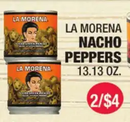 Carnicerias Jimenez LA MORENA NACHO PEPPERS offer