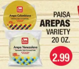Carnicerias Jimenez PAISA AREPAS VARIETY offer