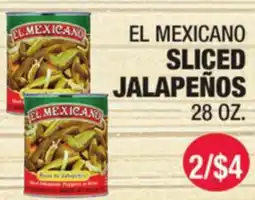 Carnicerias Jimenez EL MEXICANO SLICED JALAPEÑOS offer