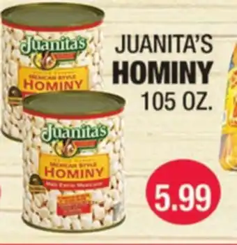 Carnicerias Jimenez JUANITA'S HOMINY offer