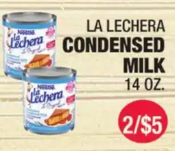Carnicerias Jimenez LA LECHERA CONDENSED MILK offer