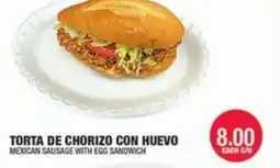 Carnicerias Jimenez TORTA DE CHORIZO CON HUEVO offer