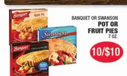 Carnicerias Jimenez BANQUET OR SWANSON POT OR FRUIT PIES offer