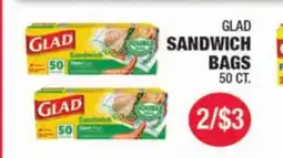 Carnicerias Jimenez GLAD SANDWICH BAGS offer