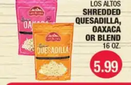 Carnicerias Jimenez LOS ALTOS SHREDDED QUESADILLA, OAXACA OR BLEND offer