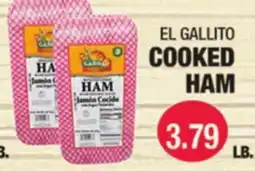 Carnicerias Jimenez EL GALLITO COOKED HAM offer