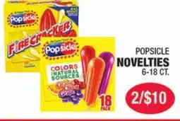 Carnicerias Jimenez POPSICLE NOVELTIES offer