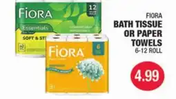 Carnicerias Jimenez FIORA BATH TISSUE OR PAPER TOWELS offer