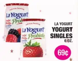 Carnicerias Jimenez LA YOGURT YOGURT SINGLES offer