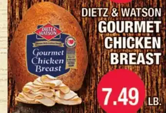 Carnicerias Jimenez DIETZ & WATSON GOURMET CHICKEN BREAST offer