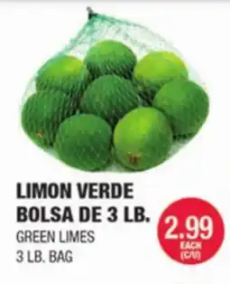 Carnicerias Jimenez GREEN LIMES offer