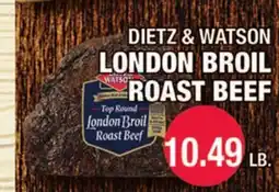 Carnicerias Jimenez DIEBT & WATSON LONDON BROIL ROAST BEEF offer