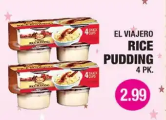 Carnicerias Jimenez EL VIAJERO RICE PUDDING offer