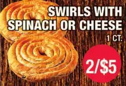 Carnicerias Jimenez SWIRLS WITH SPINACH OR CHEESE offer