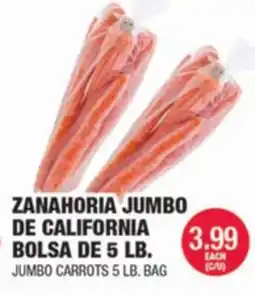 Carnicerias Jimenez JUMBO CARROTS 5 LB. BAG offer