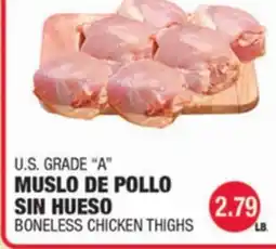 Carnicerias Jimenez U.S. GRADE A MUSLO DE POLLO SIN HUESO offer