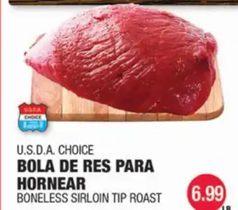 Carnicerias Jimenez U.S.D.A. CHOICE BOLA DE RES PARA HORNEAR offer