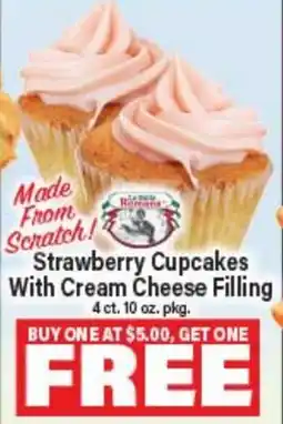 Angelo Caputo's Fresh Market Strawberry Cupcakes With Cream Cheese Filling offer