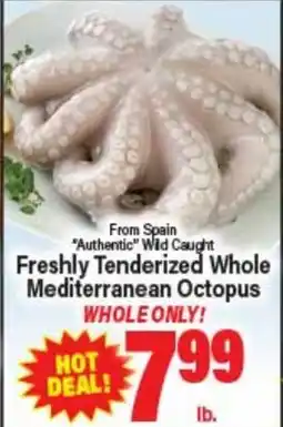 Angelo Caputo's Fresh Market Freshly Tenderized Whole Mediterranean Octopus offer