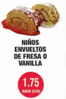 Carnicerias Jimenez NIÑOS ENVUELVTOS DE FRESA O VANILLA offer