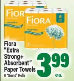 Angelo Caputo's Fresh Market Fiora Extra Strong+ Absorbent Paper Towels offer